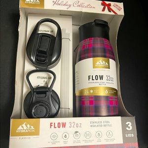 32oz Hydrapeak Holiday Collection Stainless Steel Bottle.